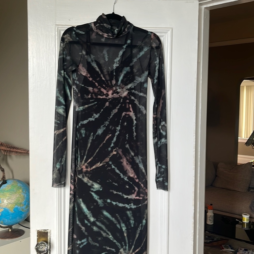 AFRM Shailene mesh midi dress